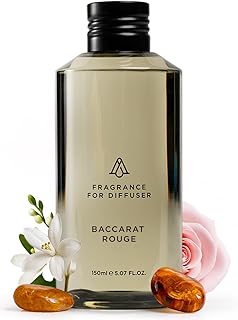 AromaPlan Hotel Scents Inspired by Baccarat Rouge 5 Fl Oz (148ml), Home Luxury Aroma & Hotel Fragrance Diffuser Oil for Aromatherapy- USA Made, Bigger Bottle, Bolder Aroma & Longer Lasting