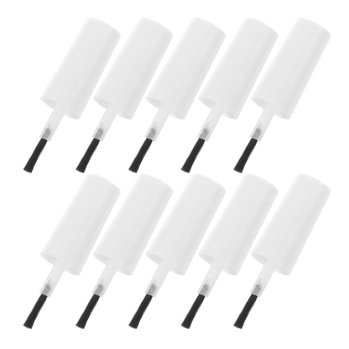 Mikinona 25Pcs Nail Polish Brushes for Dip Liquid Soft Bristles for Accurate Application for Nail Art Manicure Easy Replacement for Nail Salon Supplies