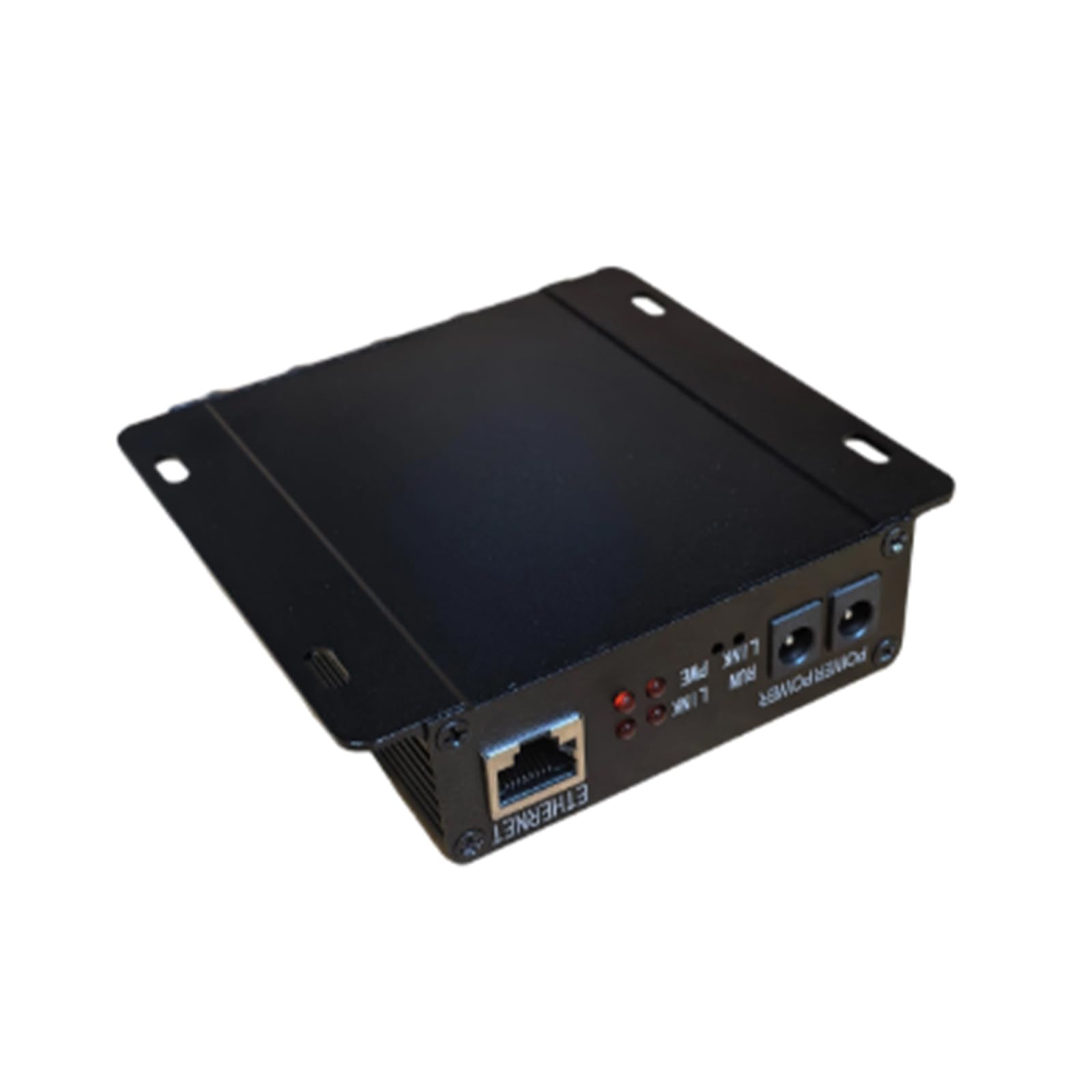 RJ45-zu Koax Kamera Extender, 4-Kanal Koax Videobox mit schwarzem Metallgehäuse und 2 km Entfernungsreferenz für CCTV Installationsteams