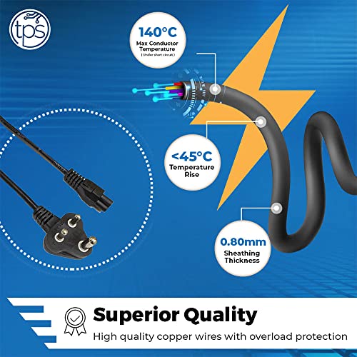 Image of HP Original 65W Blue Pin 19.5V 3.33A Laptop Charger Adapter 4.5mm Small Pin with TPS BIS Certified Power Cable