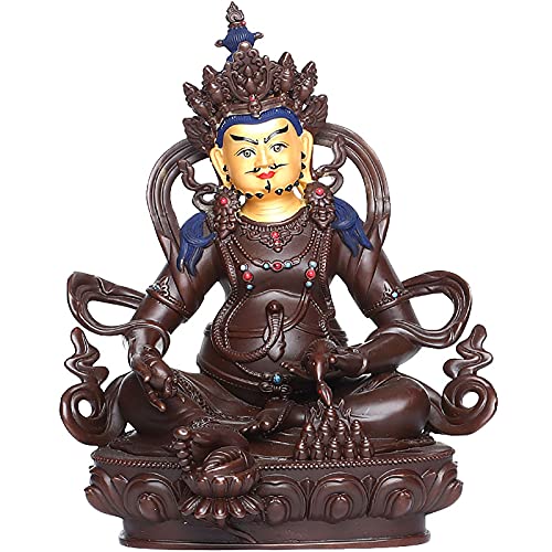 Statue de Bouddha du Dieu de la Richesse en cuivre pur pour feng shui haut de gamme
