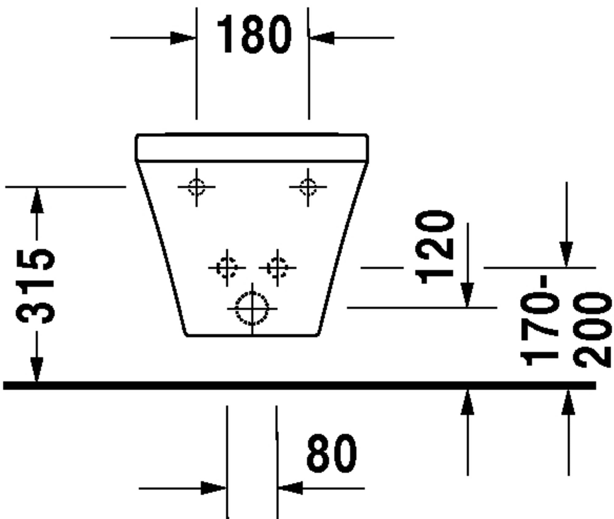 Duravit DuraStyle Wand-Bidet 370 x 620mm, weiß mit Wondergliss 2286150000, 22861500001