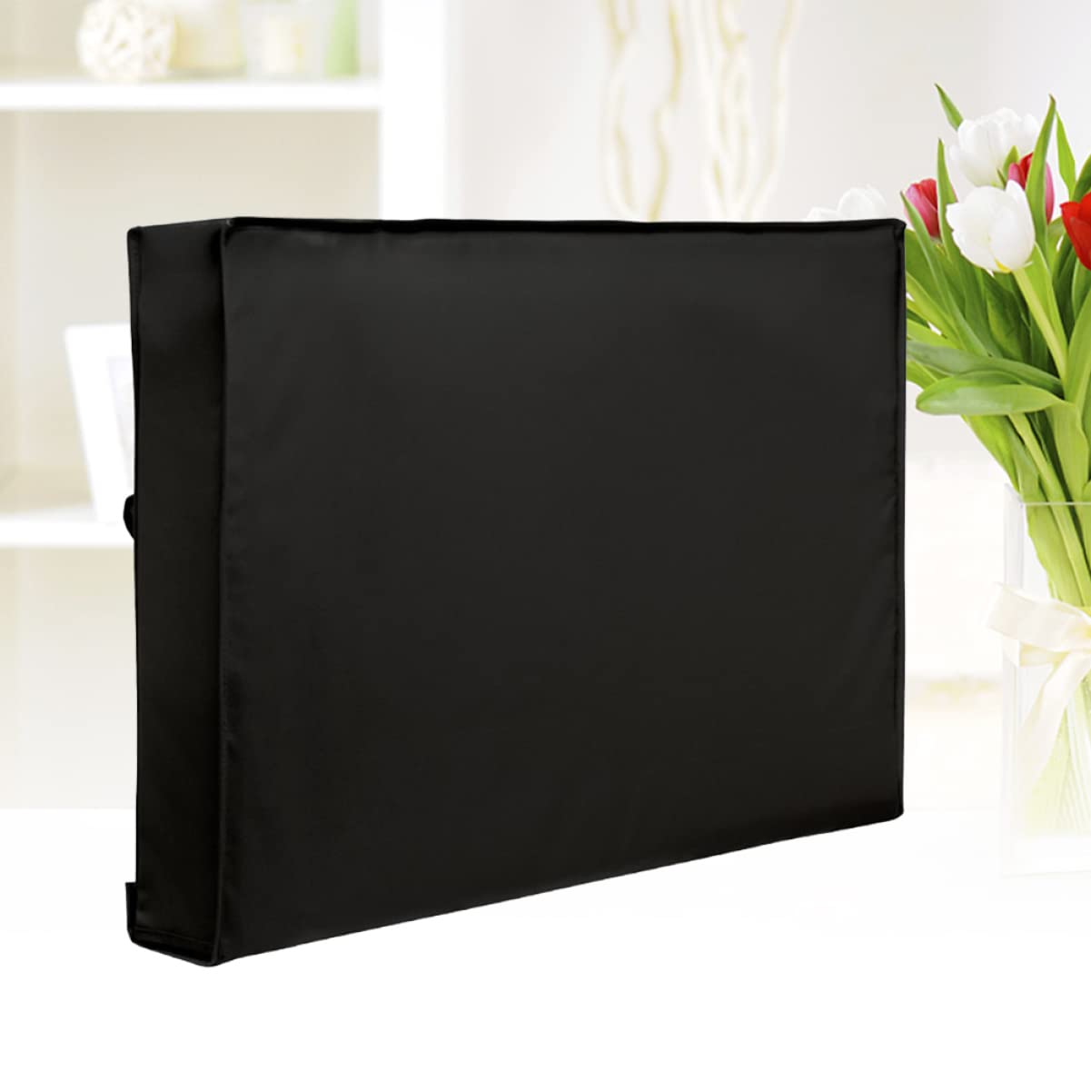 Cabilock Schermo Tv Resistente Alle Intemperie Per Tv Da 50-52 Pollici Antipolvere Con Copertura Inclusa