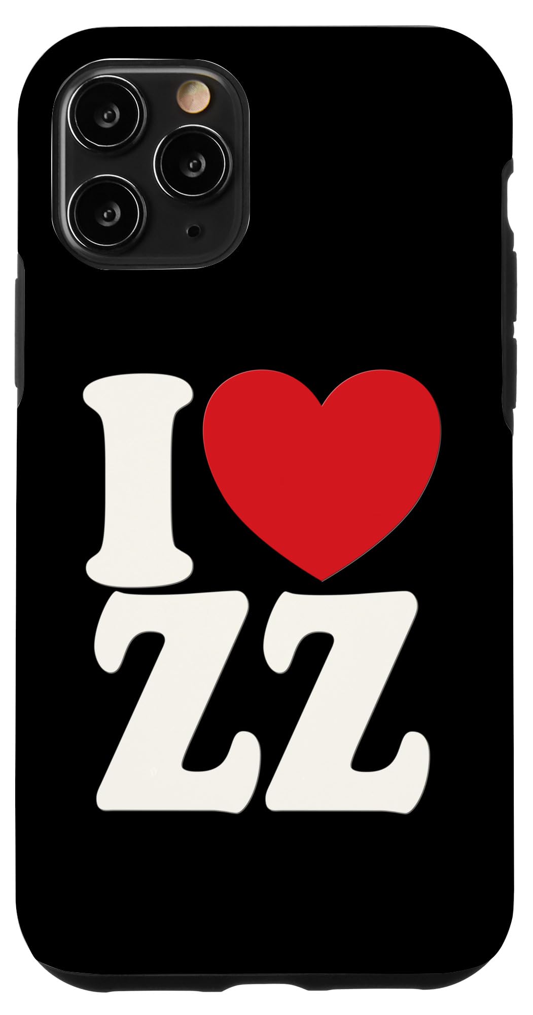 iPhone 11 Pro I Love ZZ I Heart ZZ Initials Hearts Art Z.Z Case