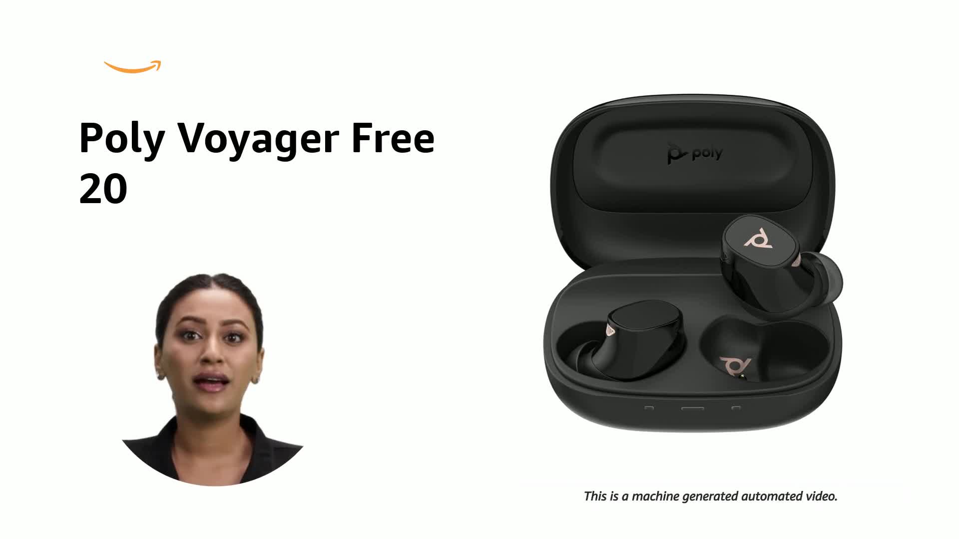 Poly – Voyager Free 20 – True Wireless Earbuds in Black - Adaptive
