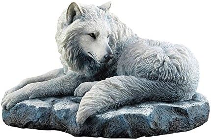 USVD Arctic Wolf Guardian of The North Lisa Parker Figurine 7.75" H