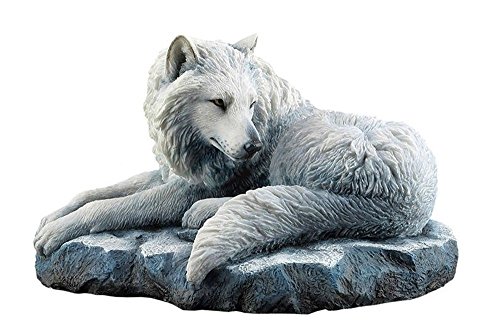 Usvd Arctic Wolf Guardian Of The North Lisa Parker Figurine 7.75" H #TOP1