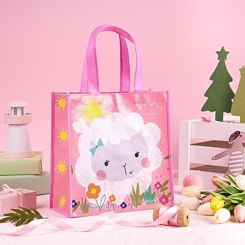 LeZakaa-Sheep-Recycled-Gift-Bag-with-Handles-Treat-Bags-Multifunctional-Non-Woven-Gift-Bags-for-Child-Kids-105-x-5x-105