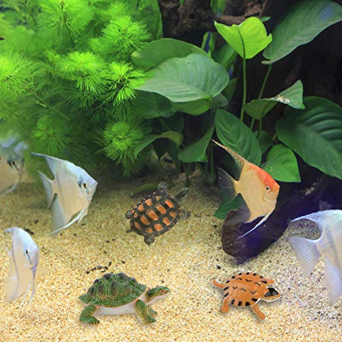 OOTSR 20 stücke Schildkröten Figurines, Ozean Tier Kleine Schildkröte Realistische Kunststoff Schildkröten für Party Favor/Haustier Schildkröte/Badewanne/Pädagogisches/Geschenk