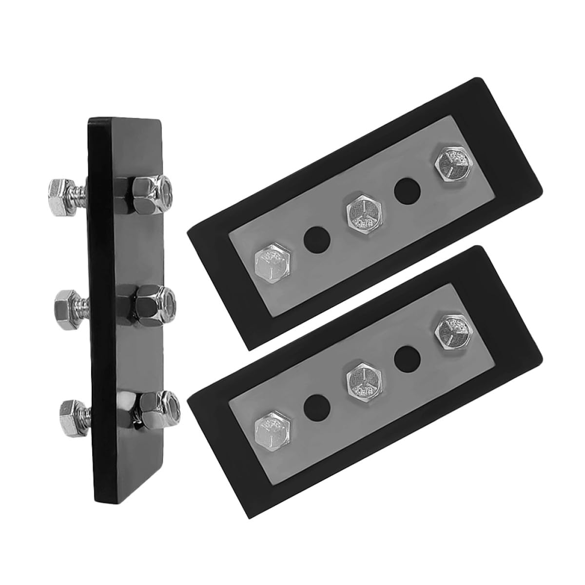 Kit 3 Pezzi Girante per Soffiatore di Neve Nero in Acciaio Inox e Gomma, Migliora Efficienza e Garantisce Equilibrio per Uso Professionale