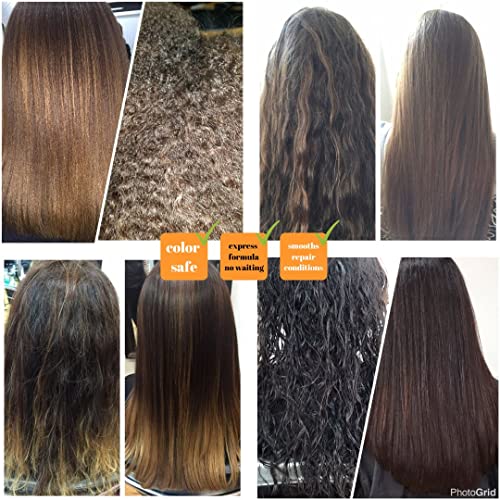 Kerazon Professional BRDKZ326 Clarifying Shampoo With Brazilian Keratin Treatment And Intensive Hair Mask Kit Tratamiento De Keratina Alisado 120Ml. Packaging May Vary. thumb #1