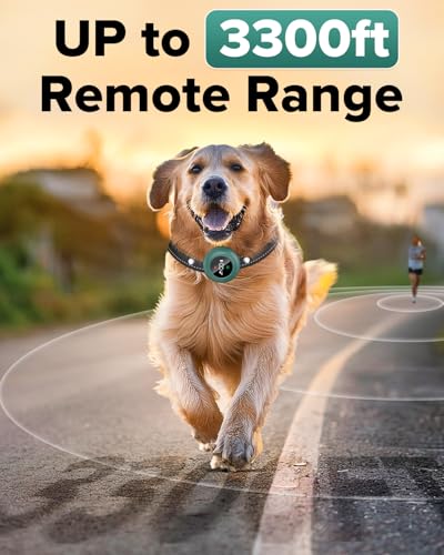 Image of [New 2025] 2-in-1 Dog Shock Collar & Bark Collar - 3300FT Dog Training Collar with Remote, Automatic Anti-Barking, 5 Adjustable Sensitivity Levels, IP67 Waterproof E-Collar for Small Medium Large Dogs