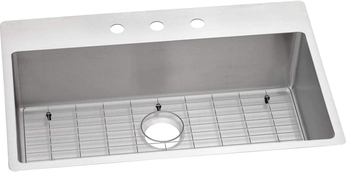 Flаѕh Sаlе Buу 1 gеt 1 Elkay ECTSRS33229TBG3 Crosstown Single Bowl Dual Mount Stainless Steel Sink Kit