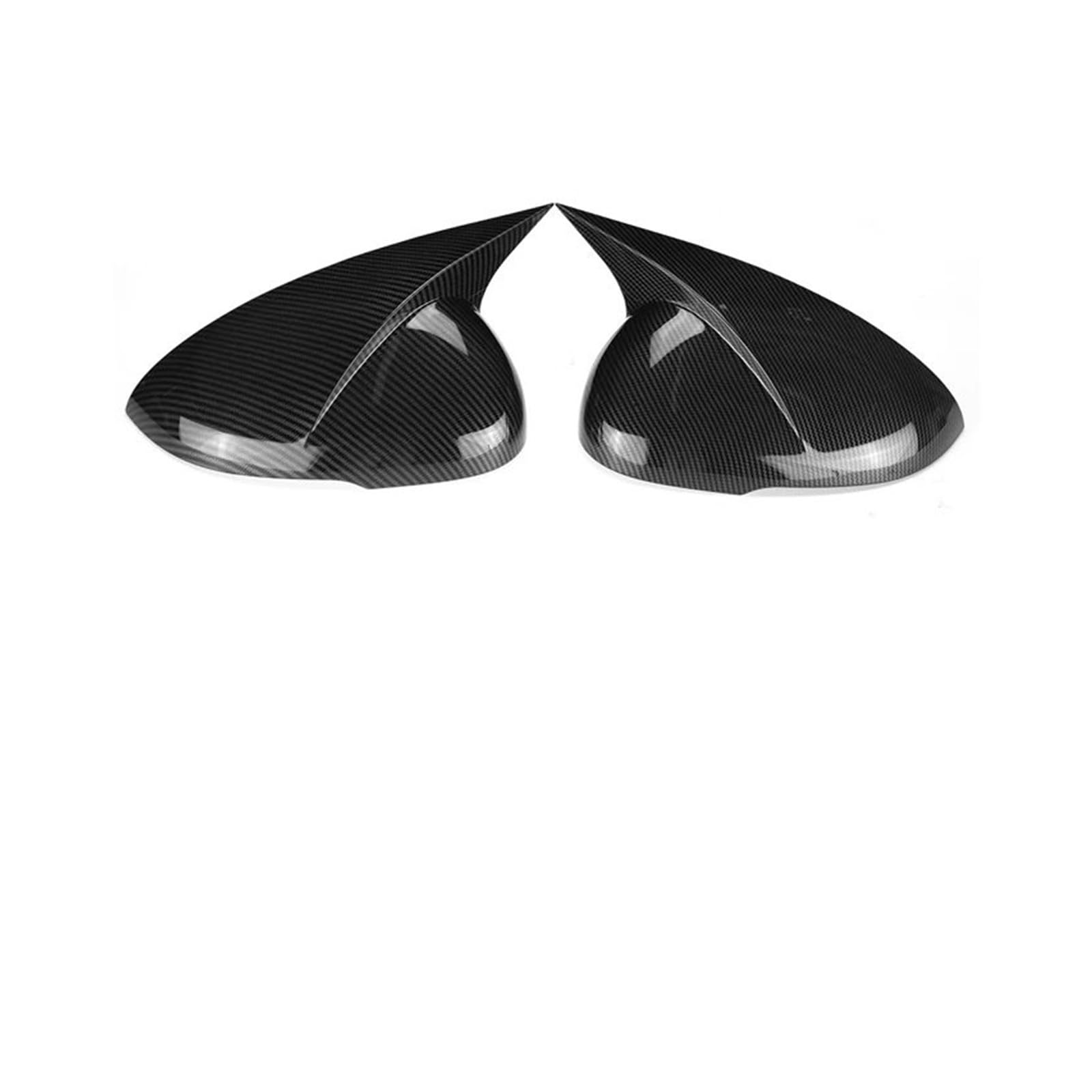 for KIA for K5 for Optima 2020 2021 Car Rearview Side Mirror Cover Wing Cap Exterior Door Housing Shell Trim Sticker Door Wing Mirror Cover(Carbon Look)