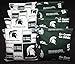BackYardGamesUSA 8 Cornhole BEANBAGS Made w Michigan State Unv Spartans Fabric ACA Reg Bags