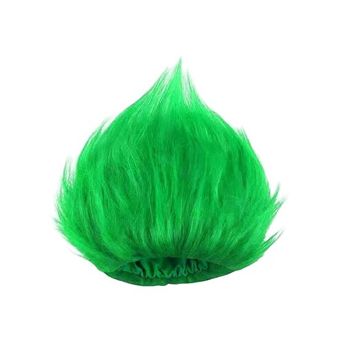 Green Funny Wigs for Adult Crazy Costume Wig for Halloween