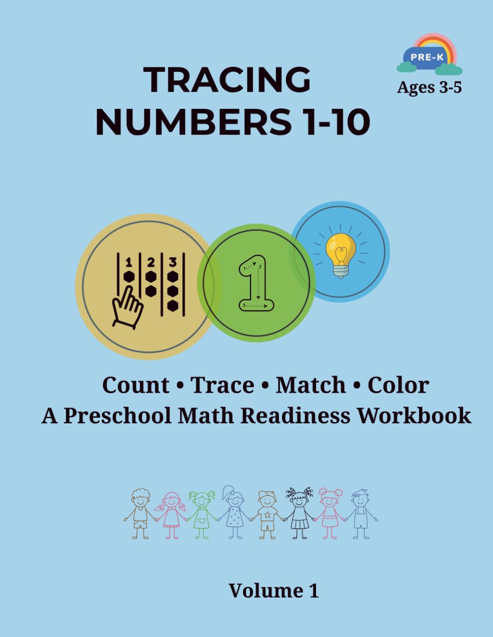 Tracing Numbers 1-10: A Fun Counting & Tracing Book for Little Learners