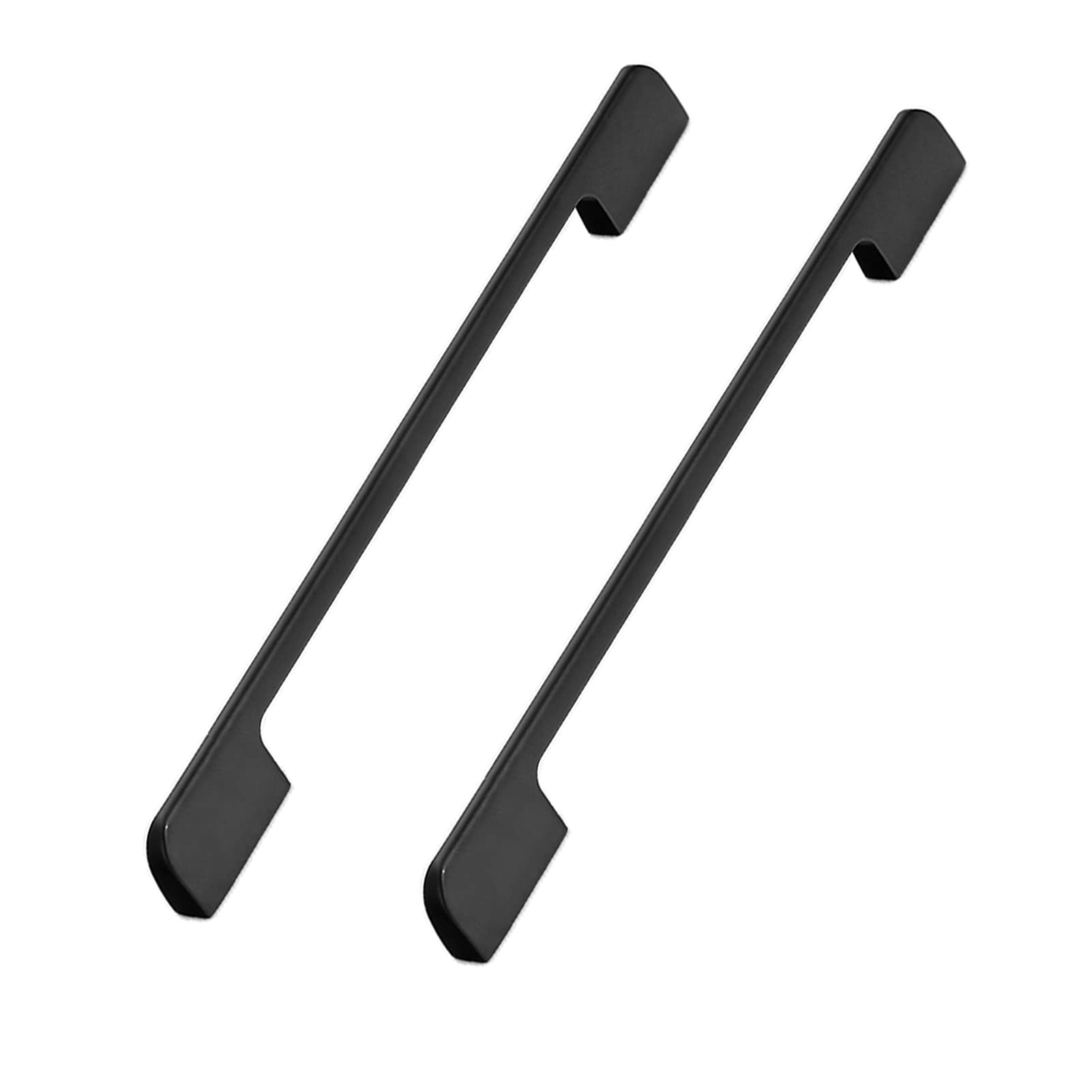 Niusabou One Color Bow Pulls Door Handles, Aluminum Cabinet Handles For Kitchen Bathroom, Hole Distances 96-960Mm(Hole Distance 256Mm)