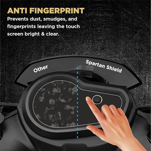Image of Spartan Shield Digital Meter Screen Guard Compatible With YAMAHA RAY ZR 125 - Disc [with Button Hole] || Water Resistant || RayZR125 Bike Instrument Cluster Protector || Scratch Cover AccessorIes 2025 [Not Tempered Glass]