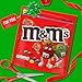 M&M'S Peanut Butter Milk Chocolate Christmas Candy, Party Size, 34 oz Resealable Bulk Candy Bag