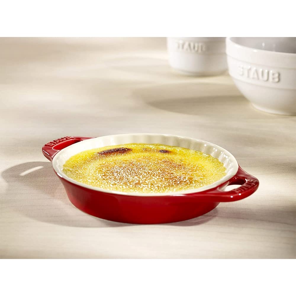 Staub - Tarteira em cerâmica 24cm da Staub - 20.1337.0800 - Vermelho