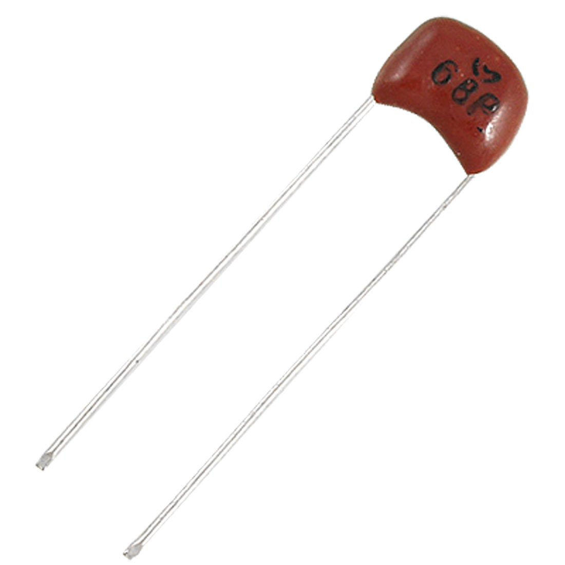 Aexit 10 (Capacitor) x 500V 68pF 5% Epoxy Coated Dipped (81ry325qf196) Mica Capacitors