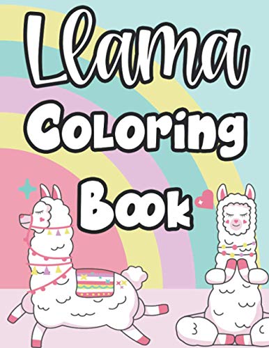 Llama Coloring Book: Tracing And Coloring Journal Of Awesome Llamas, Illustrations And Designs To Color For Kids image 3