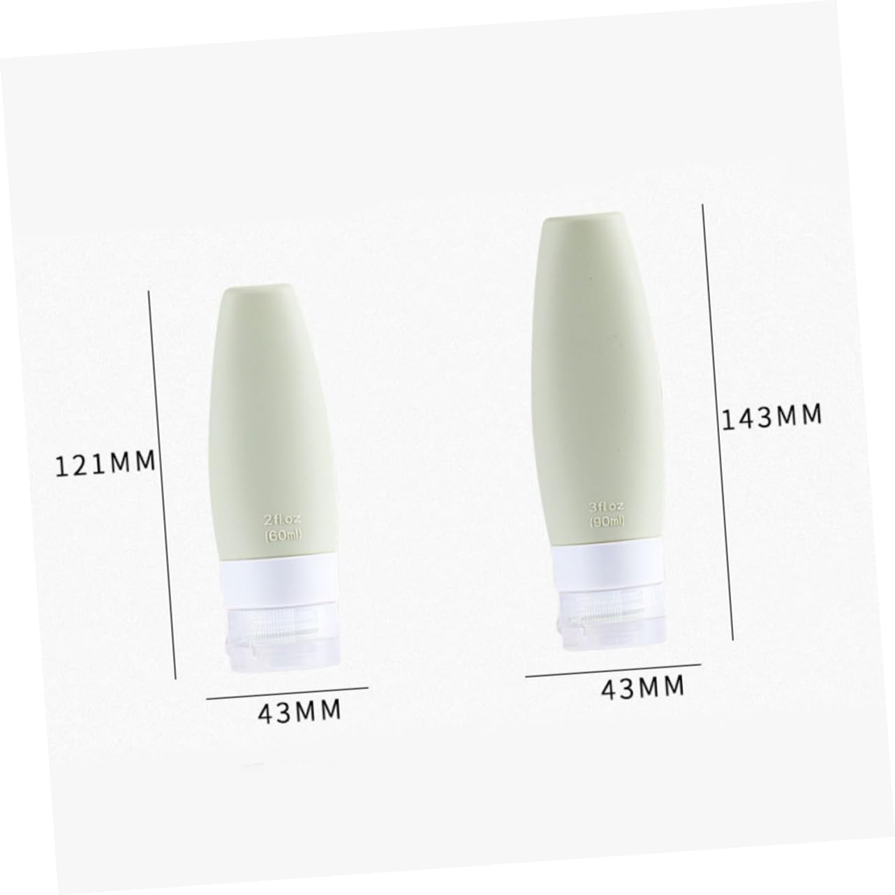 DOITOOL 9pezzi Bottiglie Di Silicone Ricaricabili Da Contenitori Portatili Per Lozione e Shampoo Per Viaggi e Attività All Aperto Include Borsa Pvc