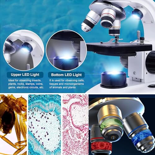 MicroscóPio Composto Trinocular 40x-5000x, LaboratóRio Composto De MicroscóPio Trinocular Com Ocular