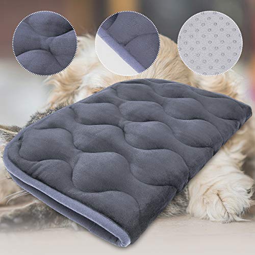Aiperro Fluffy Dog Beds For Small Dogs Crate Cushion Mat Machine Washable Anti-Slip Pets Sleeping Pads For Small Medium Large Dogs And Cats, 23 X 18 Inch #TOP2