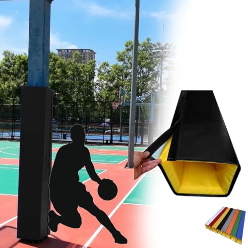 Protection de poteau de volley-ball et basket rembourrée résistante aux UV