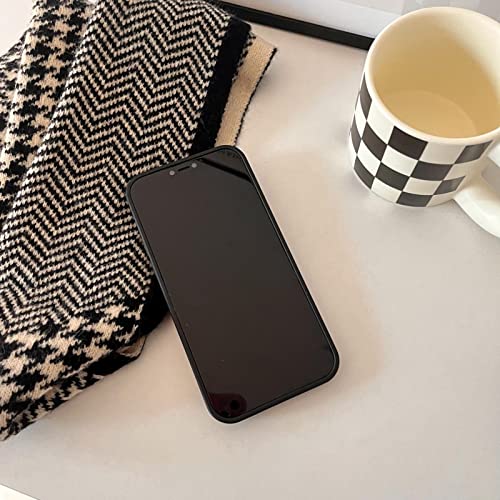 Tewwsdi Retro Embroidery Checkered Phone Case Compatible For Iphone 13 Pro Max 6.7Inch Tufting Towel Fabric Winter Aesthetic Fuzzy Plush Shockproof Case(Geometric Checkered) #TOP7