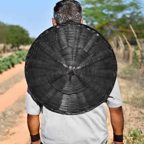 Image of Handmade Bamboo Sun Hat - Traditional Conical Hat for Samurai & Swordsman, Japanese Style