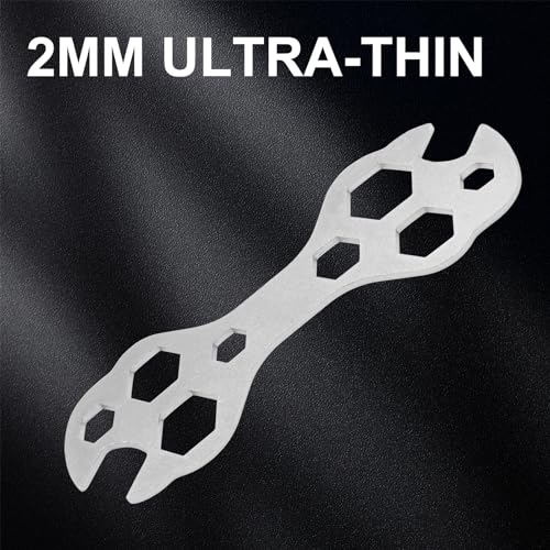 Clé de vélo multi-trous hexagonale plate pour réparation de bicyclette