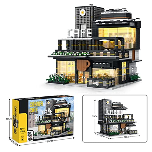 YLtremker Modular City Villa Architektur Bausteine, 3294 Teile Europa Straßenszene Stadthaus Modell… – Bild 2