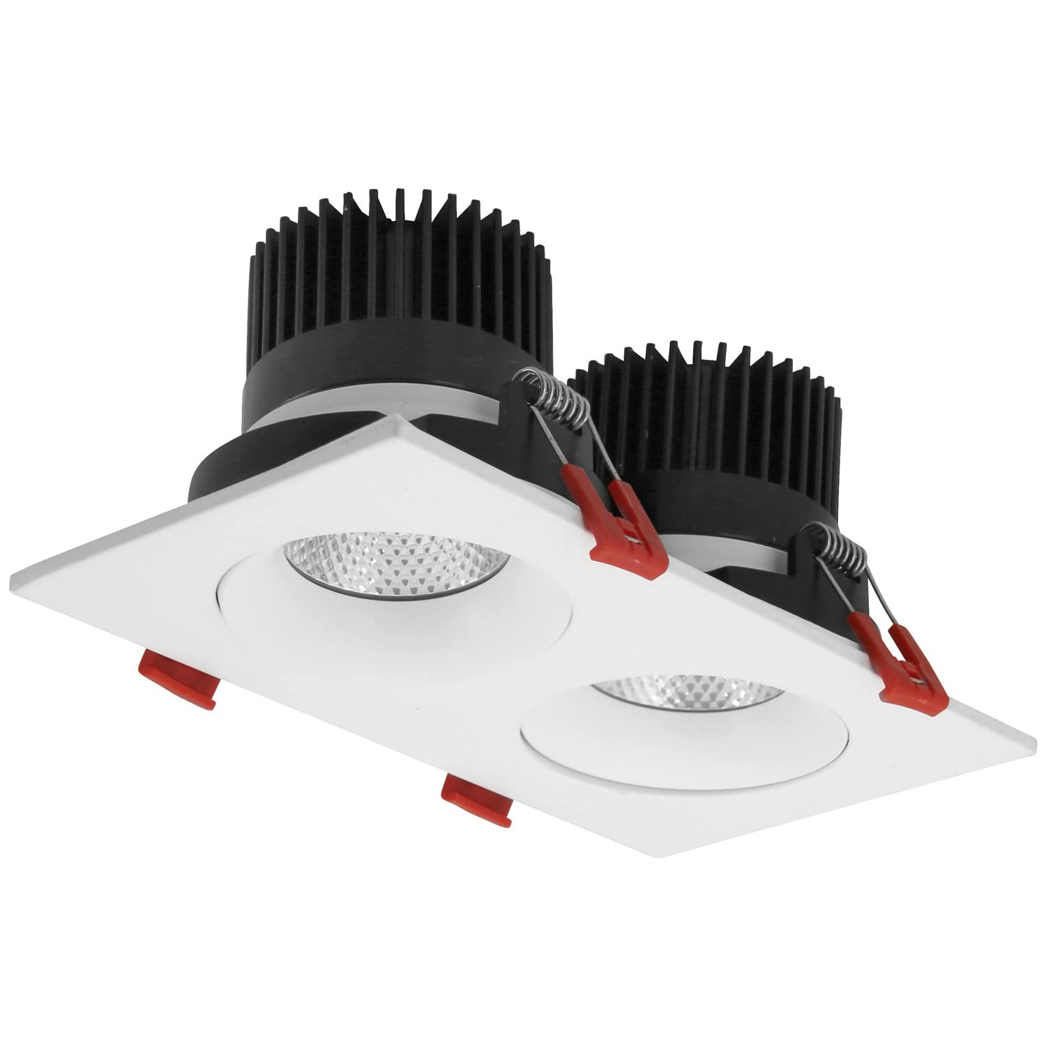 Diodesy- 24W LED Recessed Lighting, Multiple Gimbal Retrofit Downlight, 1540Lm, 5 Color S…