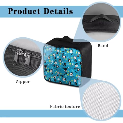Image of Gomyblomy First Aid Bag Empty Dog Paw Print Travel Medicine Bag Cute First Aid Pouch Empty Medium Size Medical Storage Bag for College Dorm Home Cars Travel Hiking