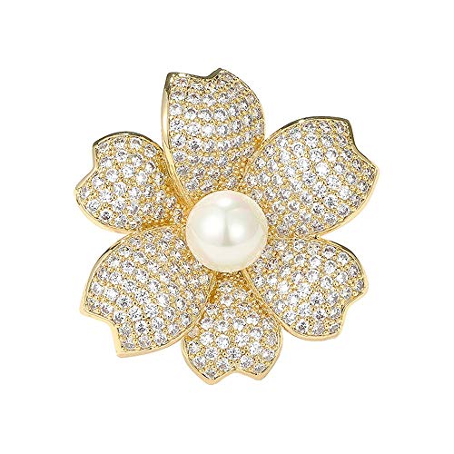 GRBAONI Narciso Serie Broche Vestido Temperamento Sombrero Decorativo Pin Simple Abrigo Cardigan...