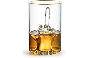 Personalized Shot Glasses – 4oz Small 3D Middle Finger Glass for Tequila...
