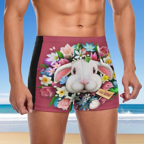Short de bain homme avec imprimé champêtre idéal pour la plage - 4