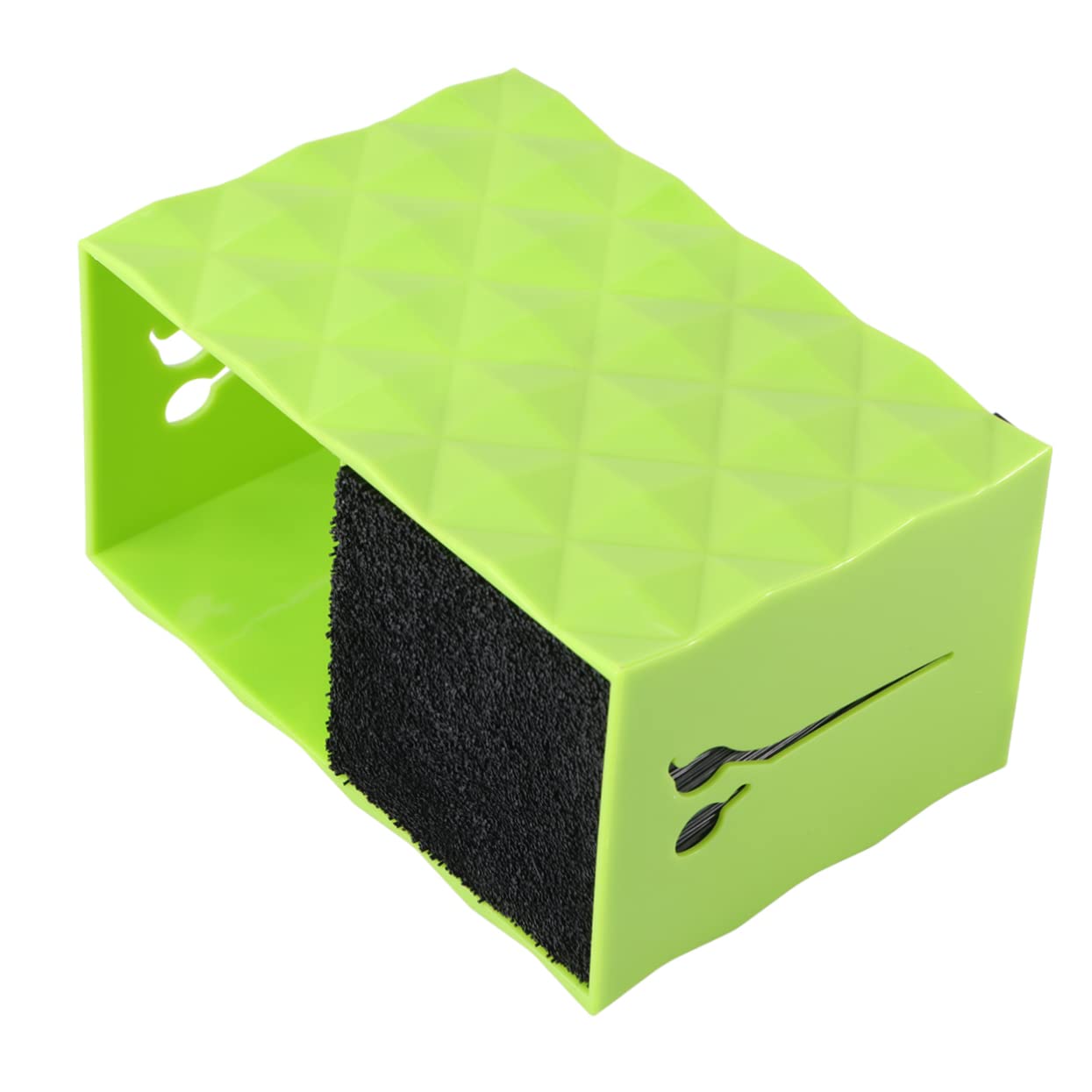 Baluue Double Slots Scissors Holder Hair Clips Storage Box Hair Salon Tools Holder