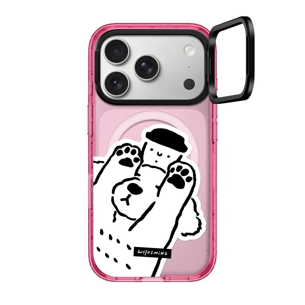 CASETiFY Impact Ring Stand iPhone 17 Pro Case Kickstand Compatible with Magsafe 6 5 ft 3X Military Grade