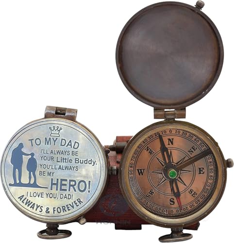 Boussole du père gravée : offrez un souvenir émouvant pour sa retraite
