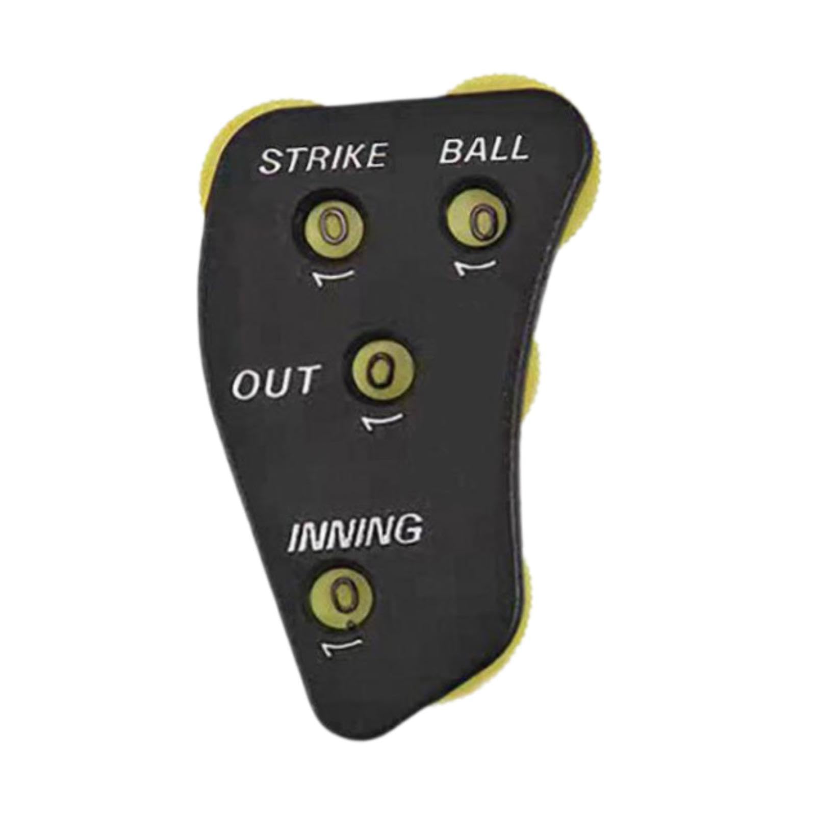Yiju Baseball Umpire Clicker, Baseball Counter Clicker Score Counter, Easy to Read Balls Strike Outs Innings for Outdoor Exercise