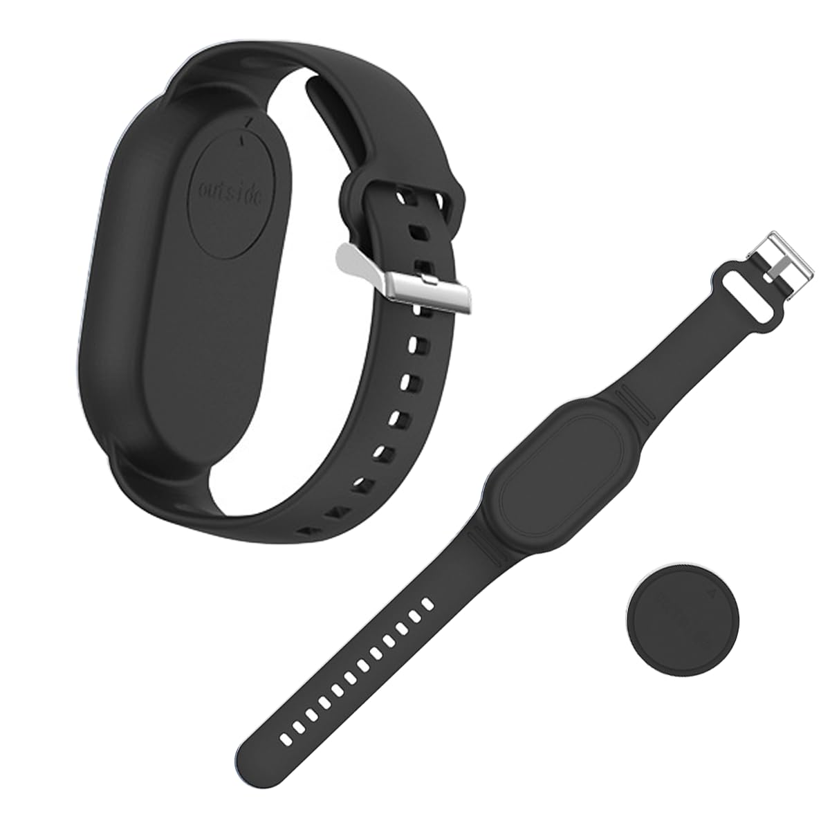 Silicone Wristband Holder Full Case Cover Compatible with Galaxy SmartTag2 Loss Prevention Device, Protective Cover Bracelet Watch Band for Kids-image-14