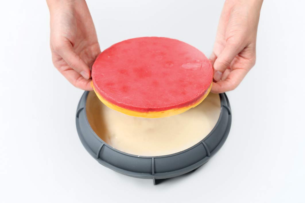 DINARA KASKO Original Silikon-Backform für veganen Mousse-Kuchen Ferro vom weltberühmten Konditorei