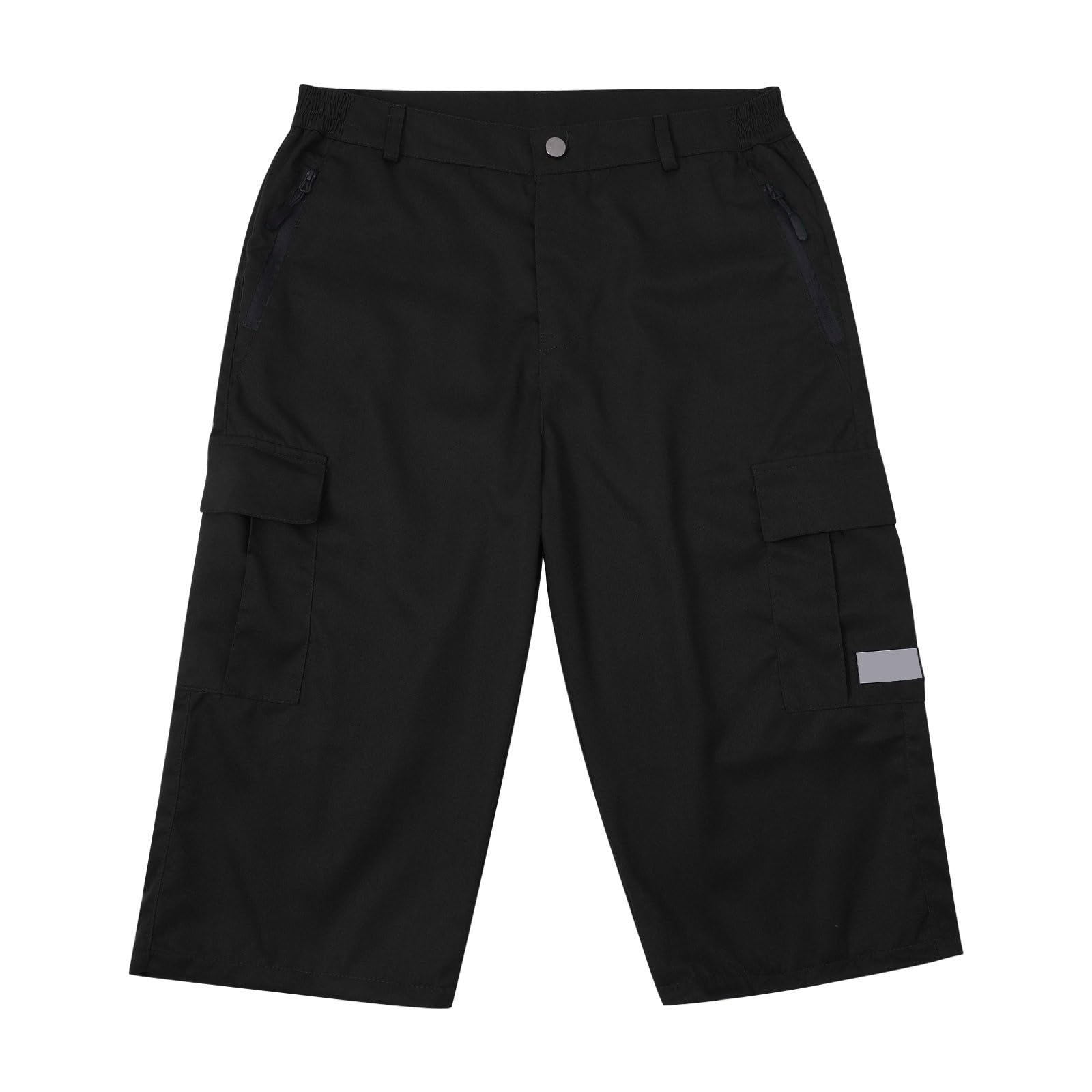 Herren 3/4 Hose Schnelltrocknend Outdoor Shorts mit Mehreren Taschen Leicht Sommer Caprihose Atmungsaktiv Wandern Bermuda Kurze Stretch Radhose Leichte Sporthose Wanderhose Trekkinghose