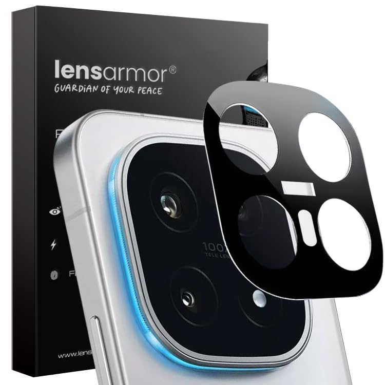 Image of Lensarmor Compatible with iQOO 15 Camera Lens Protector (1 Pack) - Premium 9H Tempered Glass with Military-Grade Protection, Ultra-Clear Transparency & Case-Friendly Fit