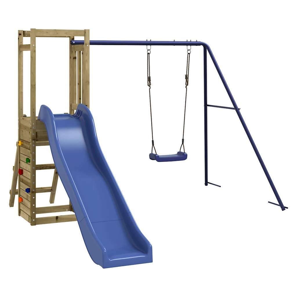 Generico Set da Gioco da Esterno in Legno di Pino Impregnato,Marrone,35.85kg,3155926