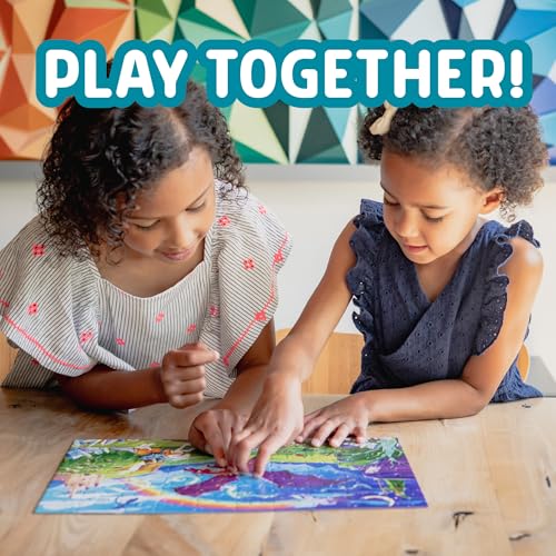 Chuckle & Roar - Set de 4 Puzzles para Niños 6+ con 100 a 200 Piezas, Temas Educativos y Piezas Grandes miniatura 2